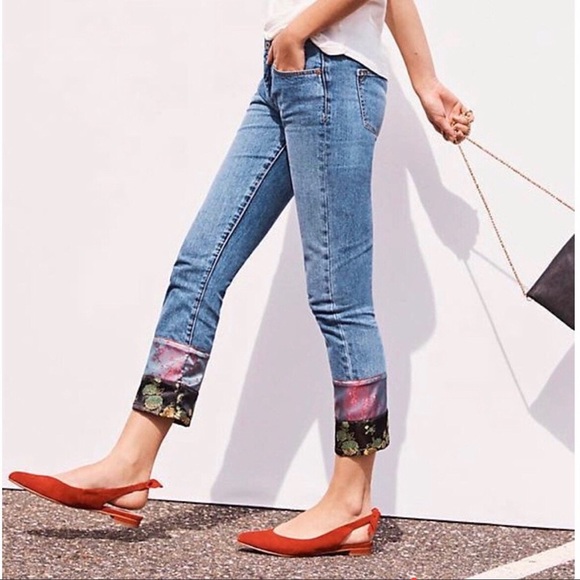 Anthropologie Denim - Anthropologie Pilcro Patchwork Hem Cropped Jeans